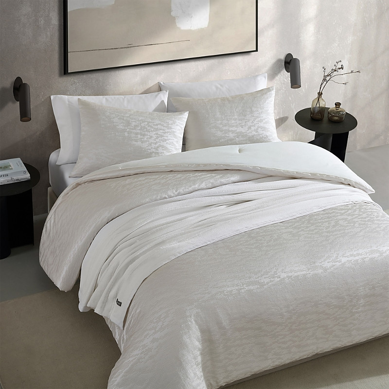 Vera Wang Illusion Textured 3 Piece Duvet Cover Set, King | Bloomingdale's (US)