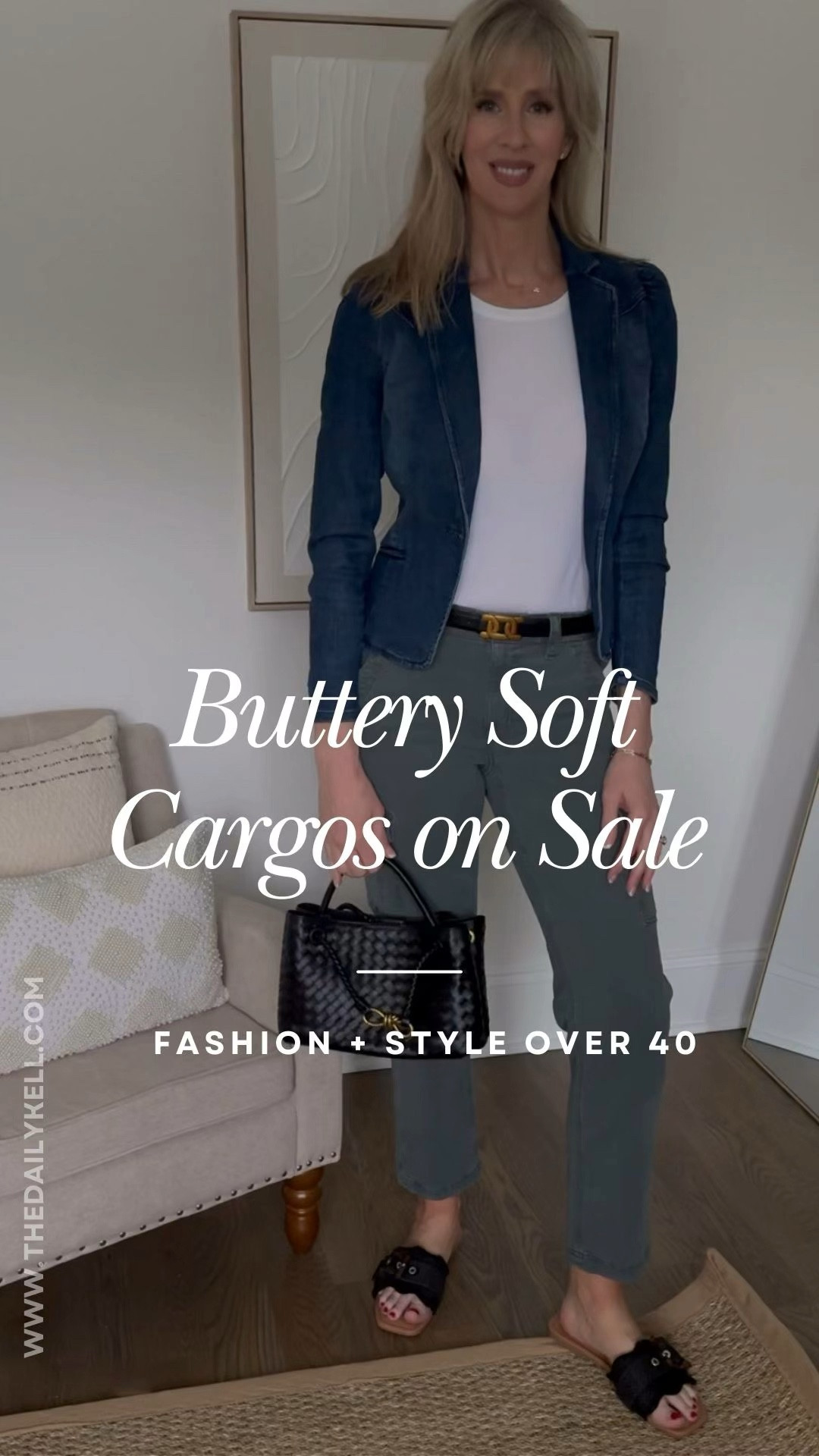 These buttery soft cargos are currently on sale.  I’m wearing my true size (size 6). 

My tee shirt and sandals are also on sale.  Wearing a size small in tee.  Sandals run true to size.  



#LTKfindsunder50 #LTKSpringSale #LTKVideo