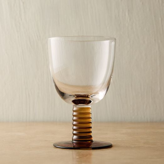 Grooved Stem All-Purpose Wine Glasses | West Elm (US)