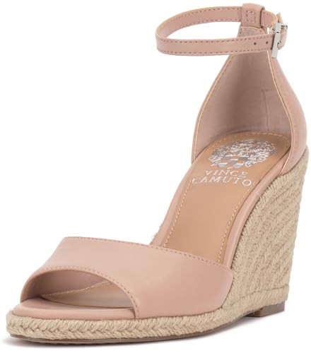 Vince Camuto Women's Felyn Espadrille Wedge, Pale Peony, 10 | Amazon (US)