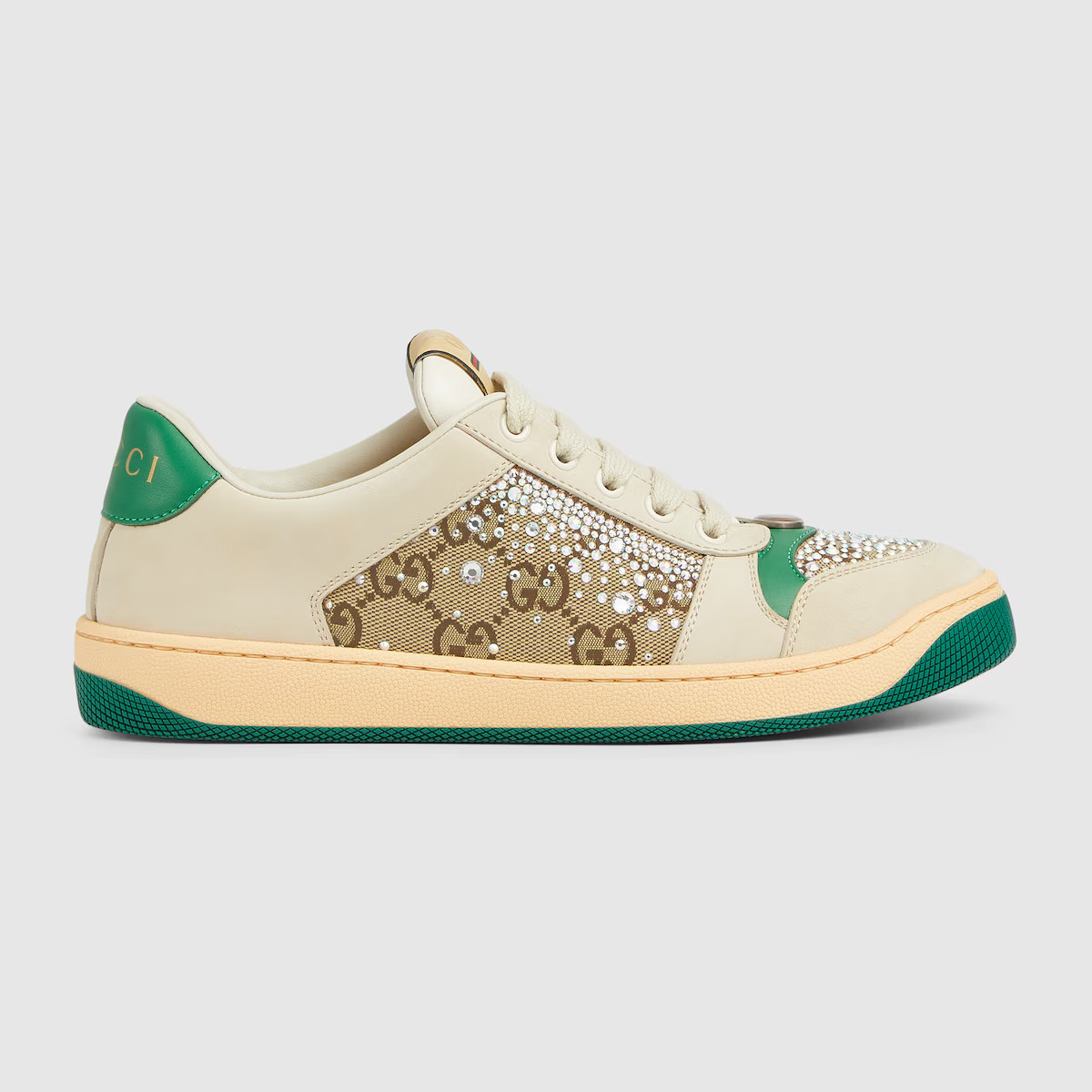 Gucci - Women's GG crystal Screener sneaker | Gucci (US)