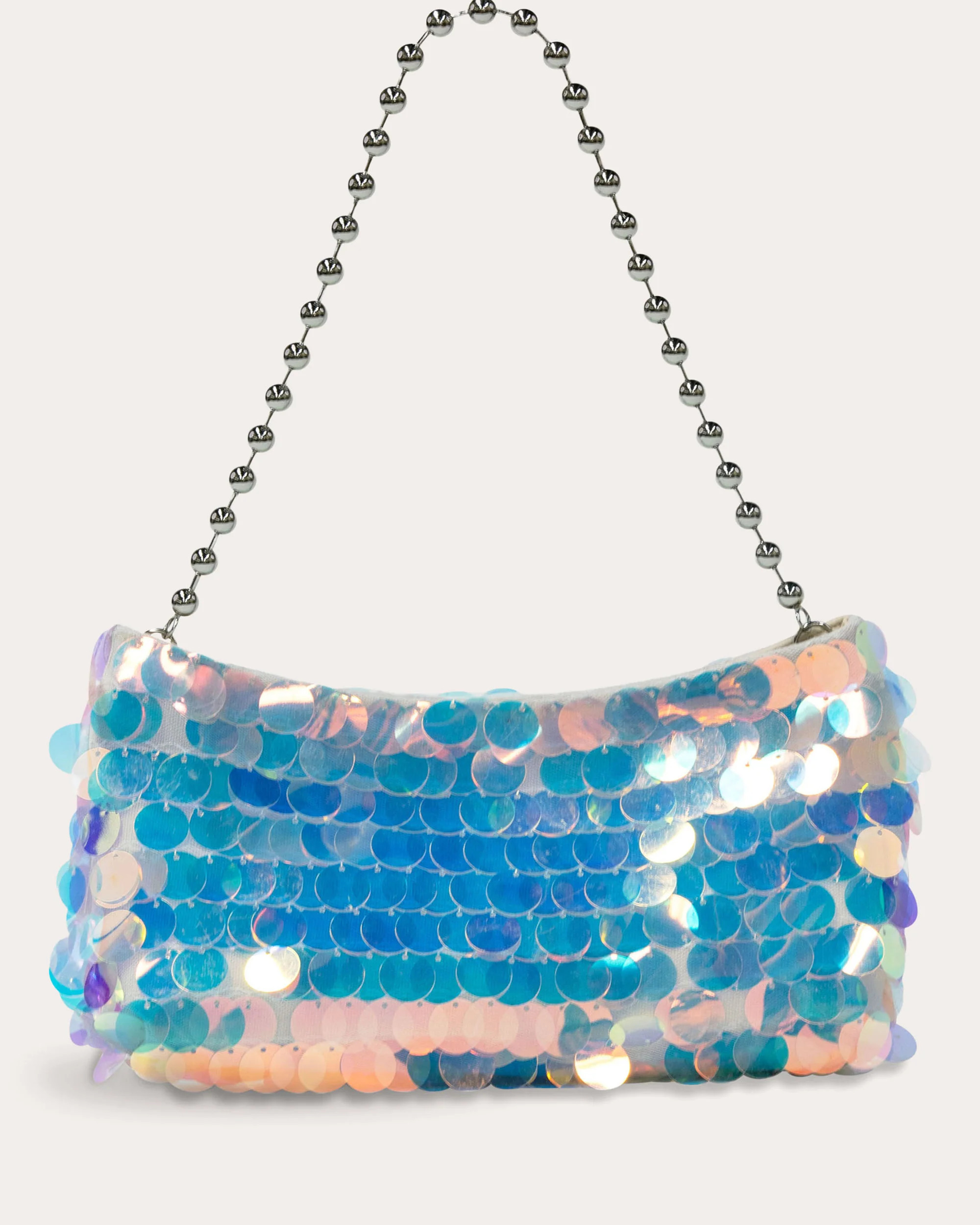 Chelsea Iridescent Disc Shoulder Bag | Olivela