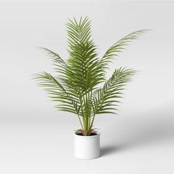 28" x 24" Artificial Palm Plant Arrangement in Pot - Threshold™ | Target