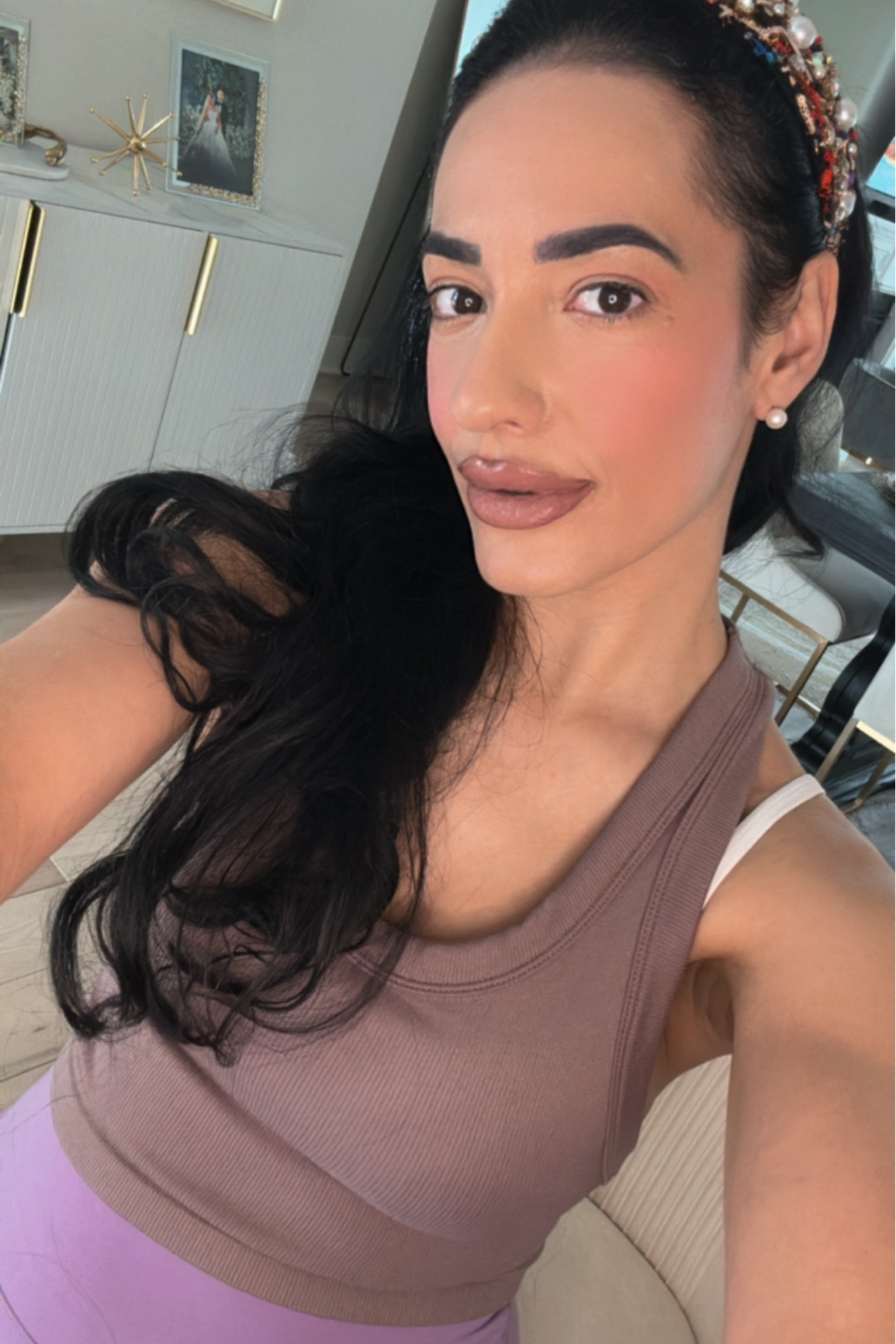 #ad Absolutely flawless appearance, thanks to these @AnastasiaBH #AnastasiaBH products ✨💄 

I’m wearing shade 8 in the #ABHBeautyBalm Serum Boosted Skin Tint; color GRANITE in the #ABHBrowWiz; color GUAVA in the #ABHBlush; and a combination of color MALT in #ABHLiner + colors PINK SAND & SOFTY in #ABHLipVelvet, sealed with color LATTE in # ABHGloss 

Shop all these products tagged below & more💋🫶🏼

#LTKStyleTip #LTKBeauty #LTKFindsUnder50