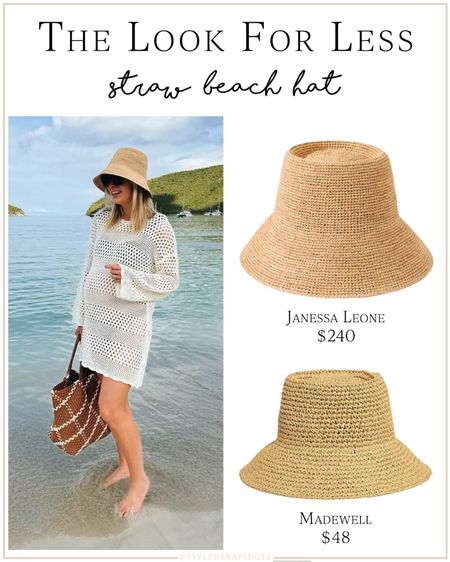 My packable straw hat is a splurge, but found a similar option under $50 and it’s on sale! 

-small hat 
-medium coverup (small if not pregnant) 

sloop for less, save vs splurge, beach hat, travel, vacation, swim, bump 

#LTKSeasonal #LTKtravel #LTKswim