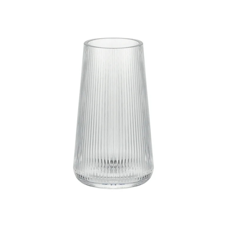 Taped handmade fluted glass vase | Walmart (US)