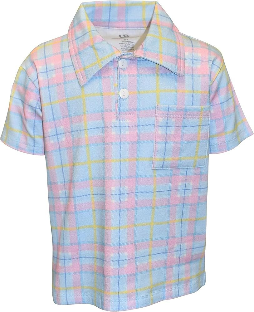 Unique Baby Moisture Wicking Kids Polo Shirts for Toddler Boys Polo Shirt | Amazon (US)