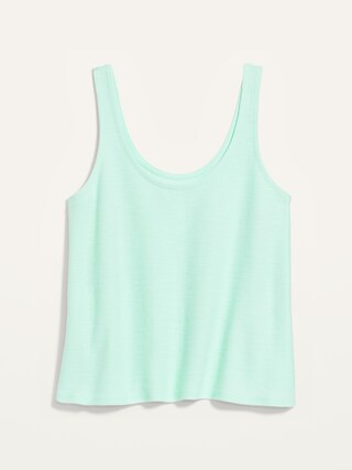 Lightweight Textured-Knit Lounge Tank Top for Women | Old Navy (US)