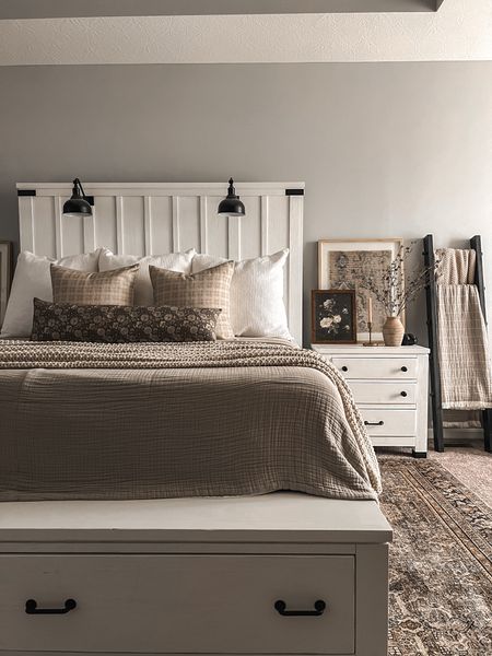 Bedroom | Spring Bedding | Nightstand Styling | Area Rug

#LTKstyletip #LTKhome