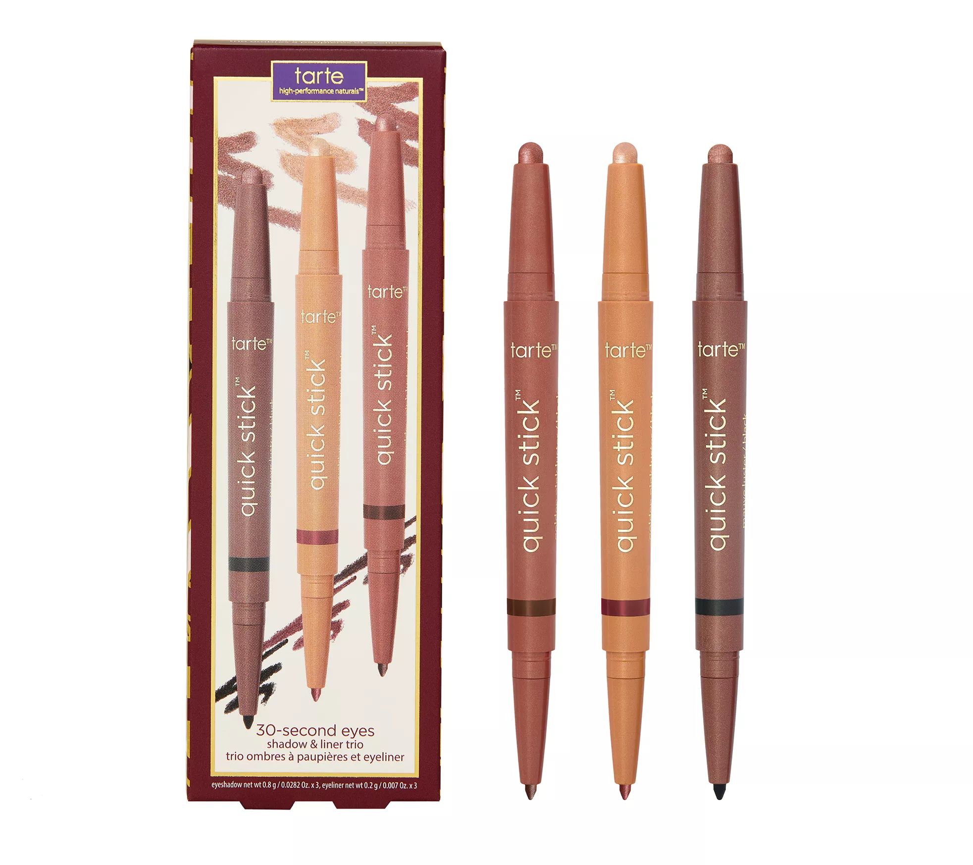 tarte Quick Stick 30-Second Eye Shadow & LinerSet - QVC.com | QVC