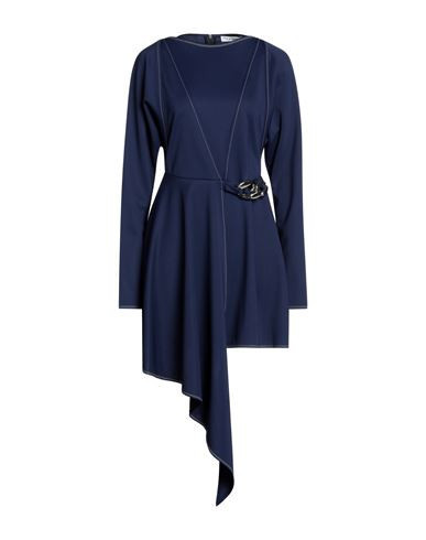 Jw Anderson Woman Mini dress Navy Size 4 Polyester, Elastane | YOOX (US)