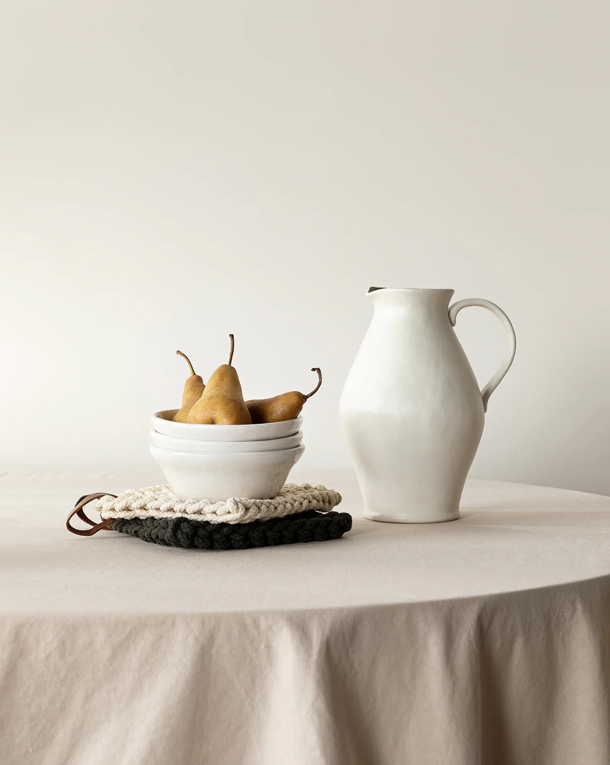 White Ceramic Pitcher | McGee & Co. (US)