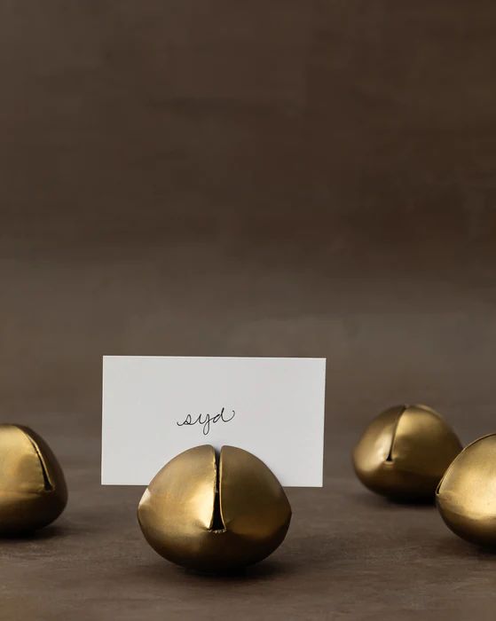 Metal Bell Place Card Holders (Set of 4) | McGee & Co.