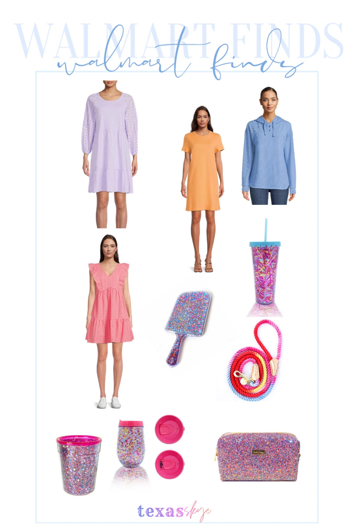 WALMART FINDS 

work dress
Spring dress
Easter dresses 
Tumbler 
Gifts for her
Dog leash 
Gifts for dogs 

#LTKunder50 #LTKSeasonal
