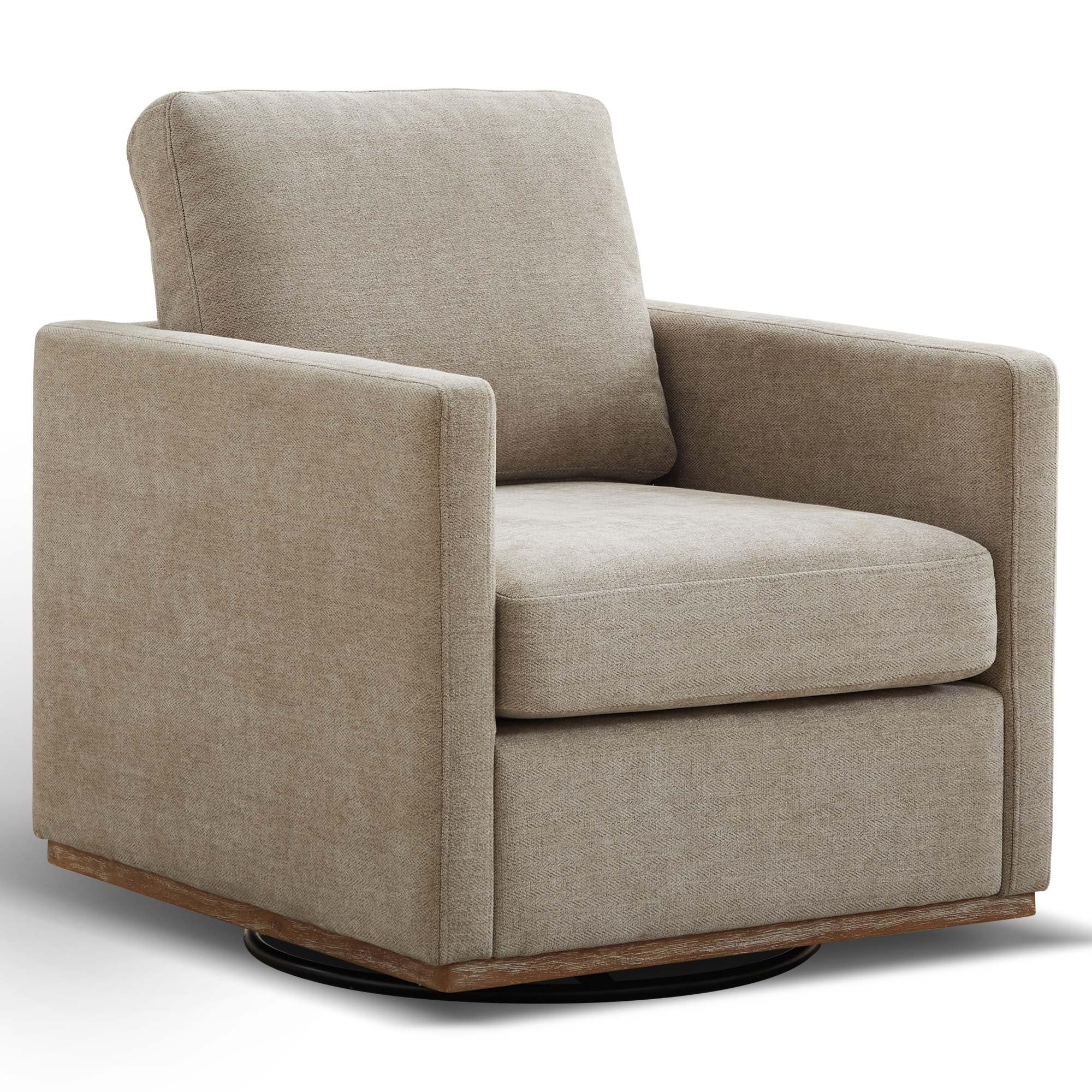 Aoiy & Wifon 30.7" W Swivel Accent Chair, Mid Century Modern Swivel Chair for Living Room, Comfy ... | Amazon (US)