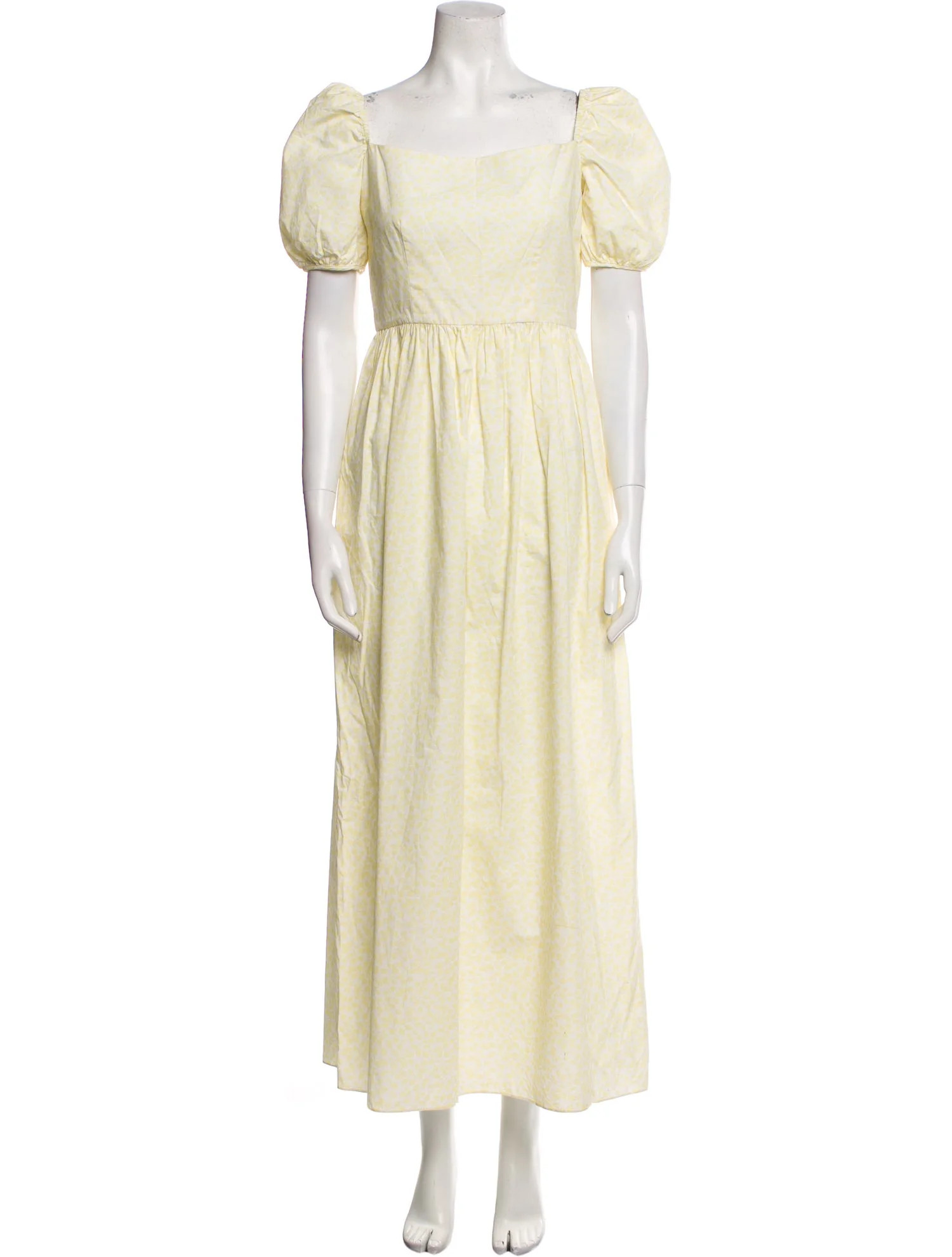 Square Neckline Long Dress | The RealReal