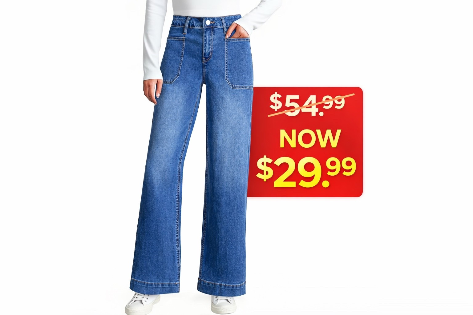 DOKOTOO Women's Wide Leg Jeans High Waisted Vintage Stretchy Loose Denim Pants with Big Pockets
 

#LTKmomlife #LTKPetite #LTKMidsize