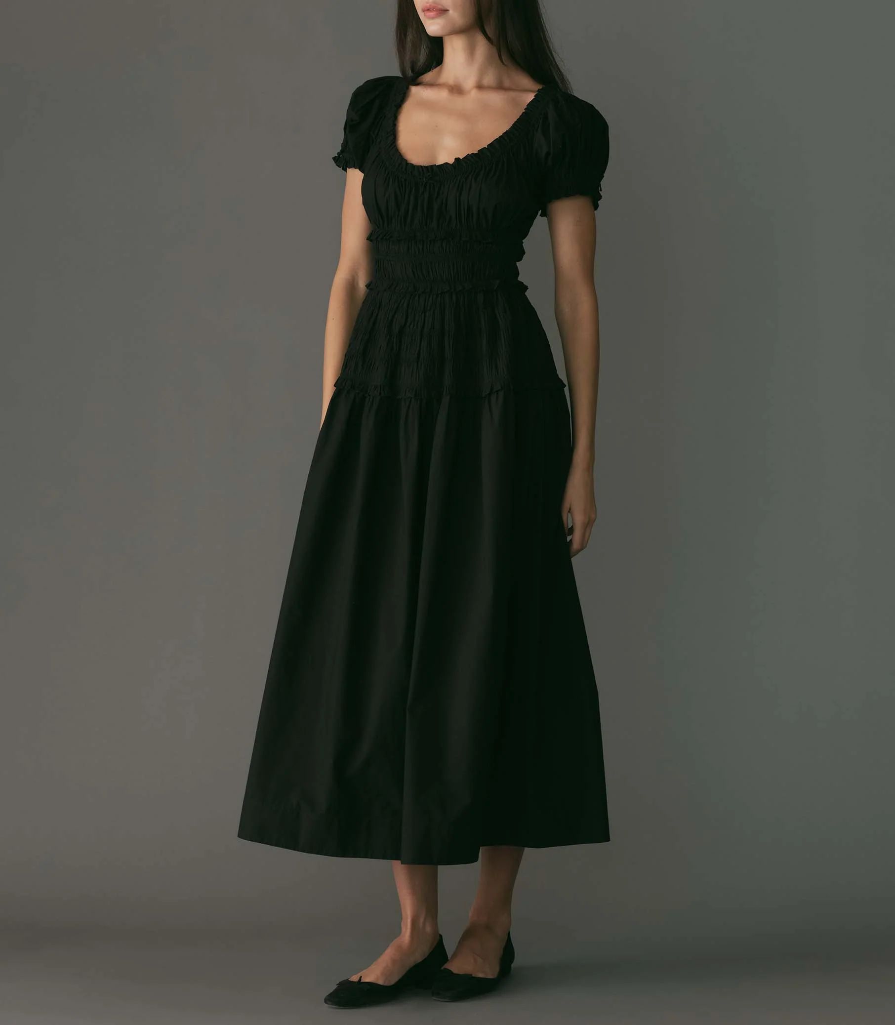 Leanne Dress - Black | DÔEN | DOEN