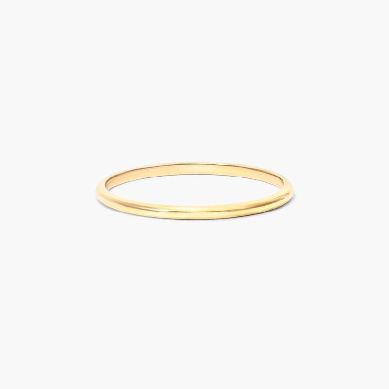 14K Yellow Gold Rounded Ring | JamesAllen