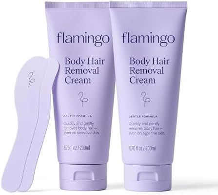 Flamingo Women's Body Hair Removal Cream - (2 Pack) 6.76 fl oz - Removes Hair from Legs, Arms, Un... | Amazon (US)