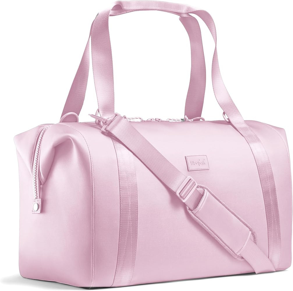 Fit & Fresh Neoprene Weekender Bag for Women \u2013 Carry-On Friendly Travel Duffel with Expandab... | Amazon (US)