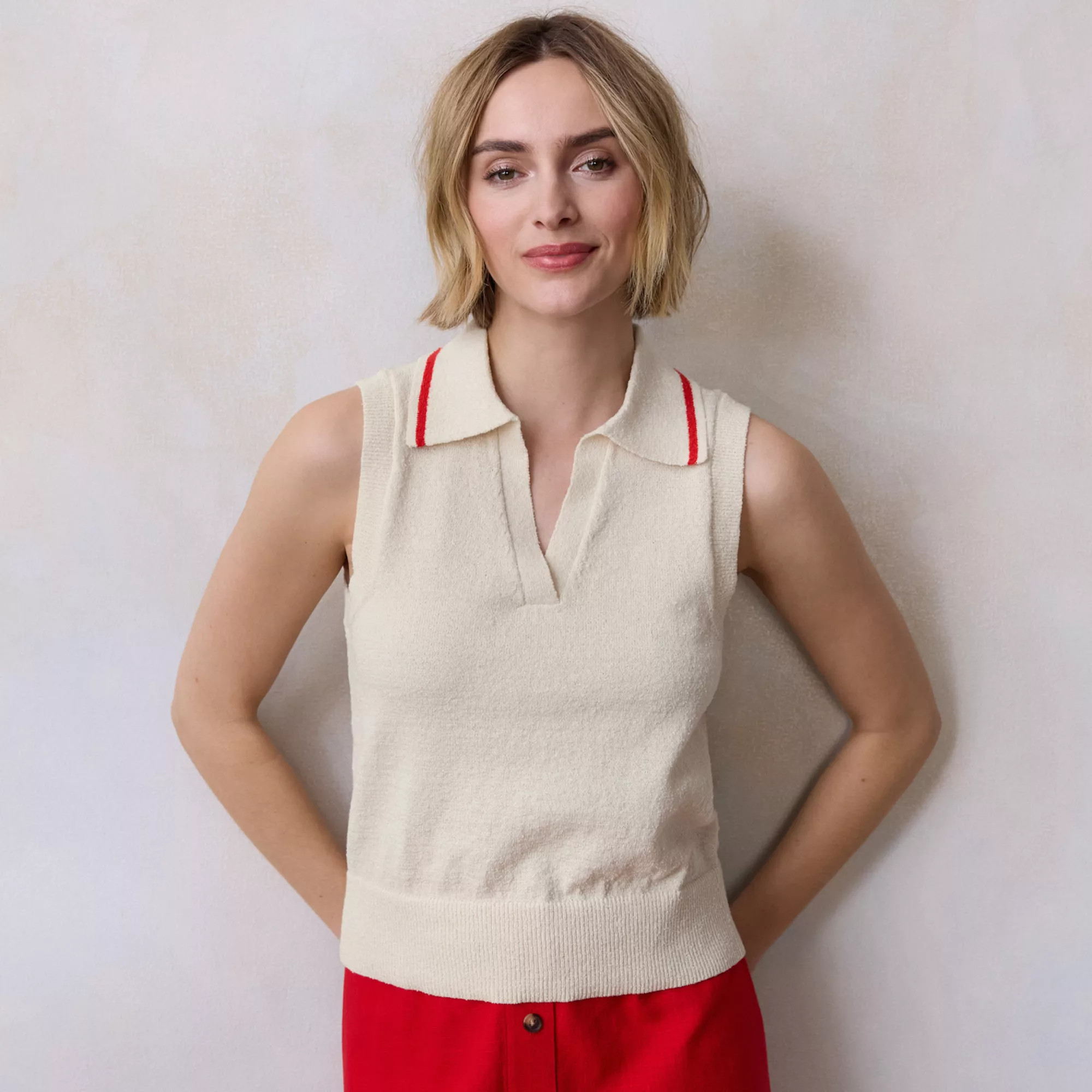 Women's LC Lauren Conrad Collared Sweater Vest | Kohl's
