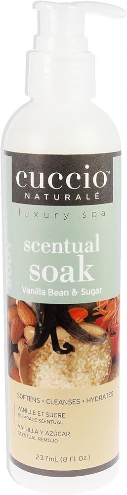 Cuccio Naturale Scentual Soak - Creamy, Liquid Wash for Mani-Pedi - No Parabens - Soften, Cleanse... | Amazon (US)