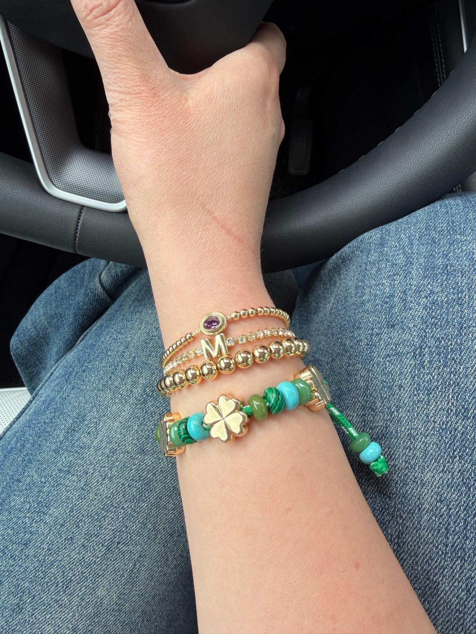 Summer bracelets stack

#LTKSeasonal #LTKootd #LTKSaleAlert