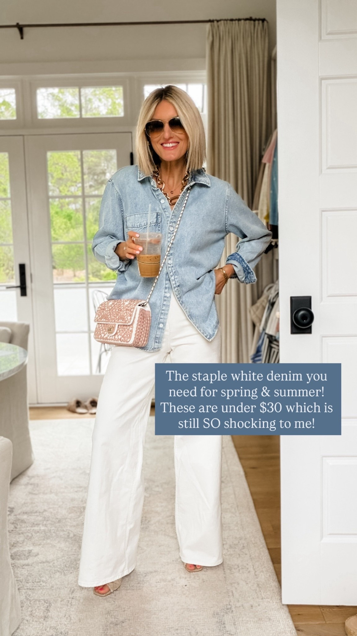 These white jeans are the ultimate spring staple 👏🏼 endless ways to style all season long! Wearing M/4.

Loverly Grey, Target find, Target fashion, white jeans, white denim, spring fashion, spring outfit ideas 

#LTKSeasonal #LTKootd