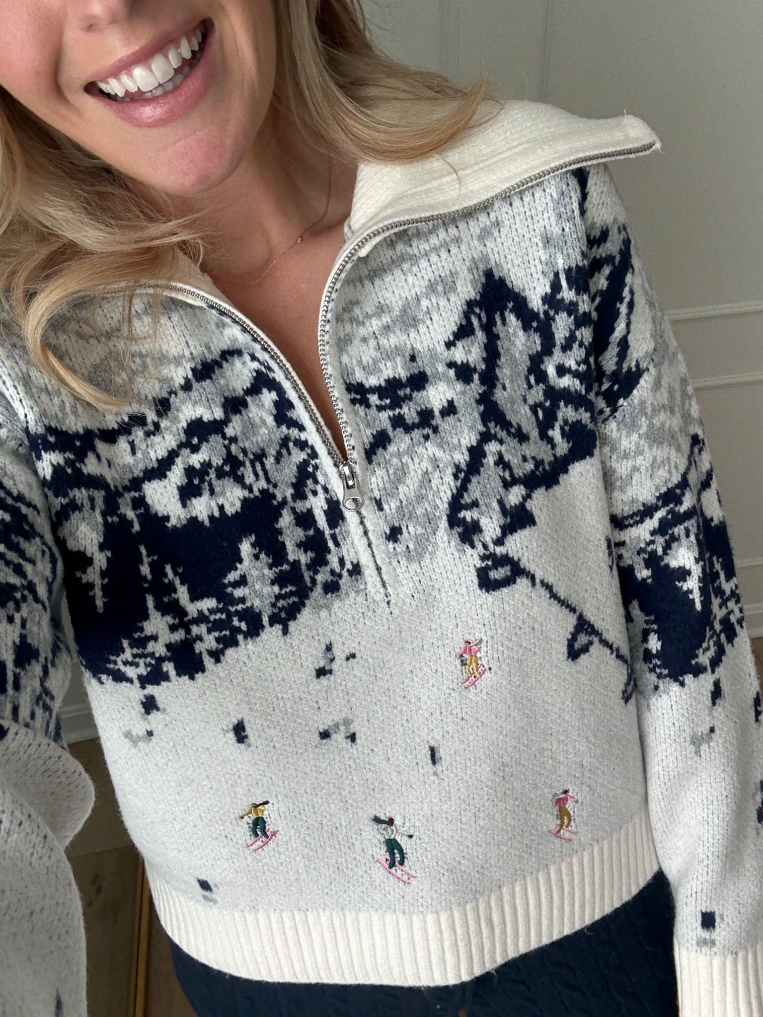 Love the cute details in this new quarter zip from Target! Wearing a med

#LTKMidsize #LTKHoliday #LTKSeasonal