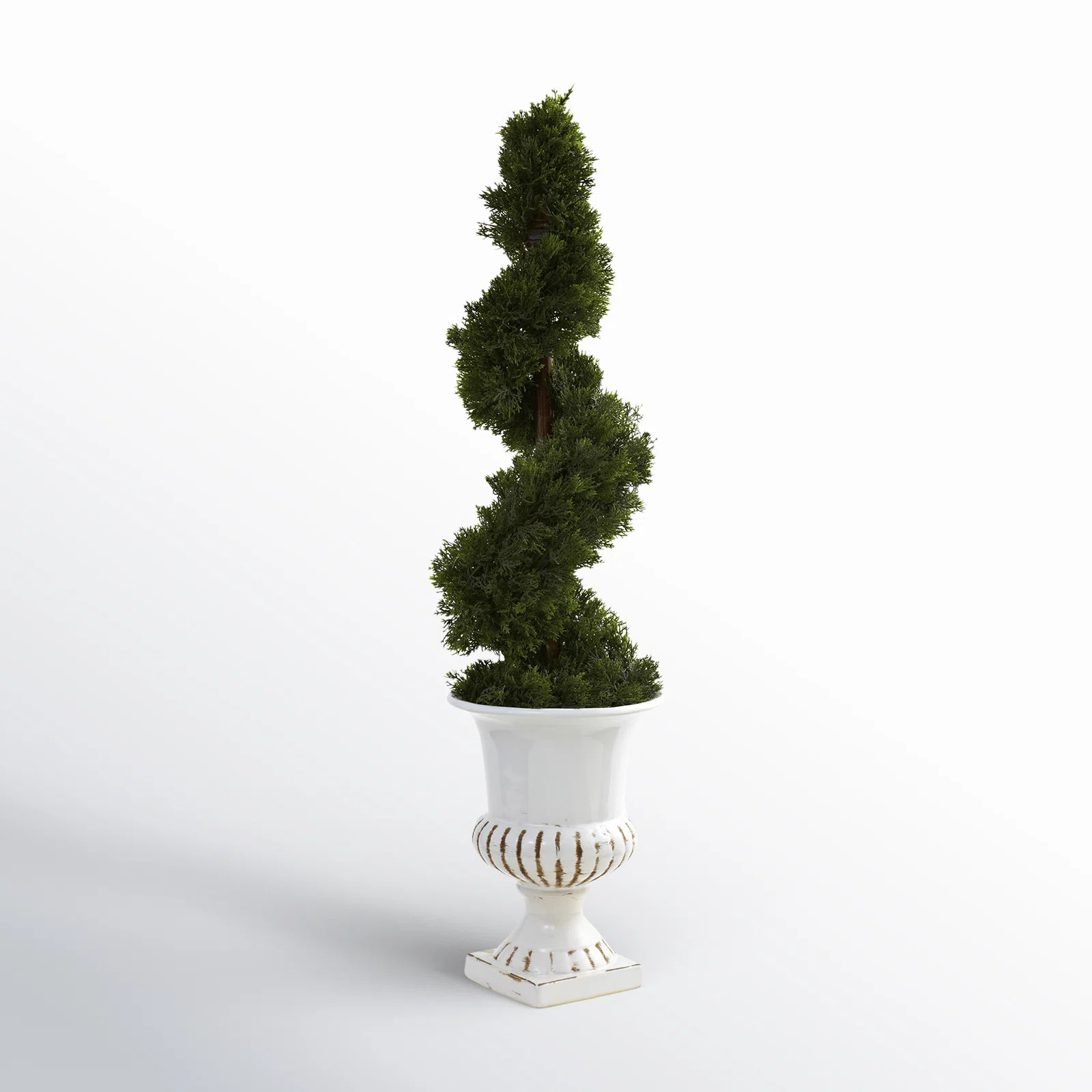 31'' Faux Cedar Topiary in Ceramic Urn | Joss & Main
