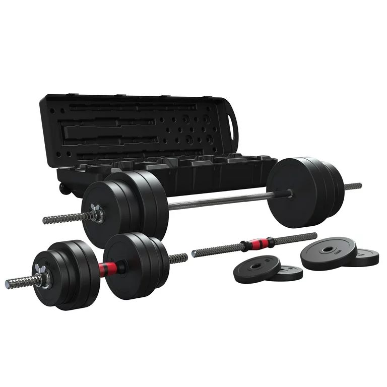 FitRx 2-in-1 SmartBell Gym, Interchangeable Adjustable Dumbbells and Barbell Weight Set, 100lbs. | Walmart (US)