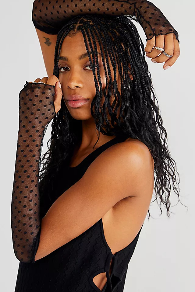 Coucou Lola Swiss Dot Gloves | Free People (Global - UK&FR Excluded)