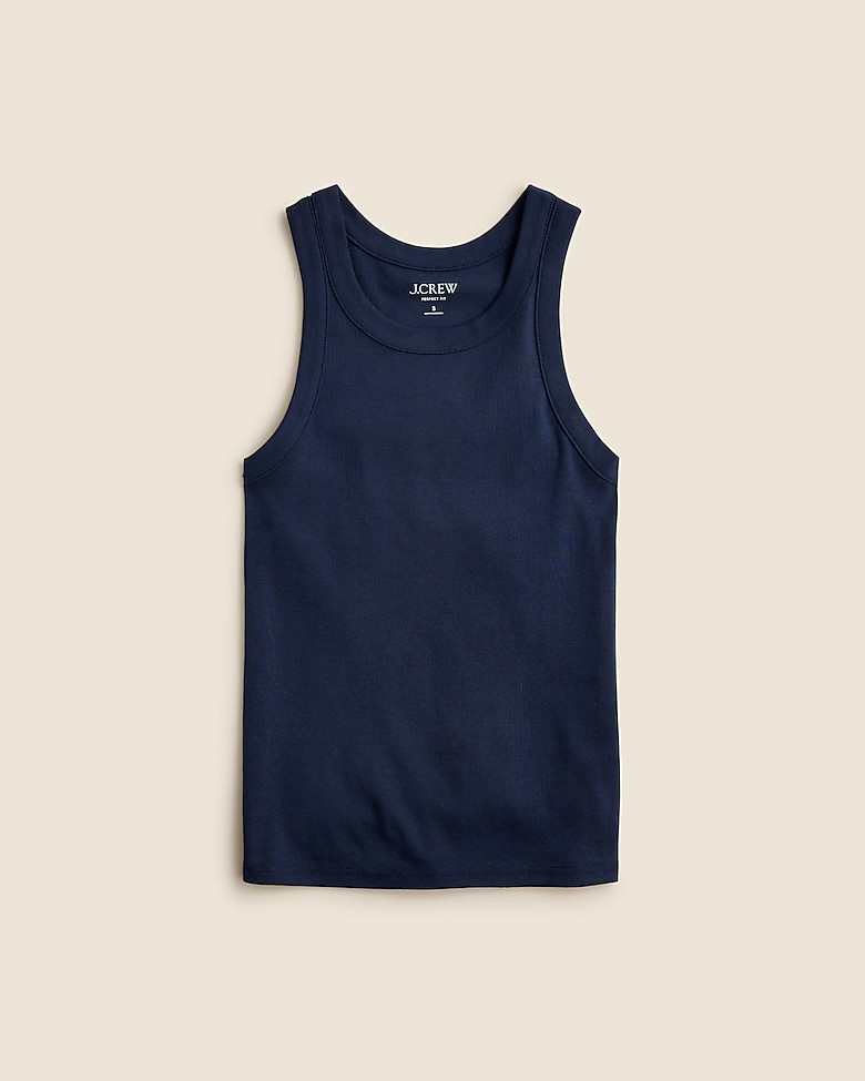 Perfect-fit high-neck tank | J. Crew US