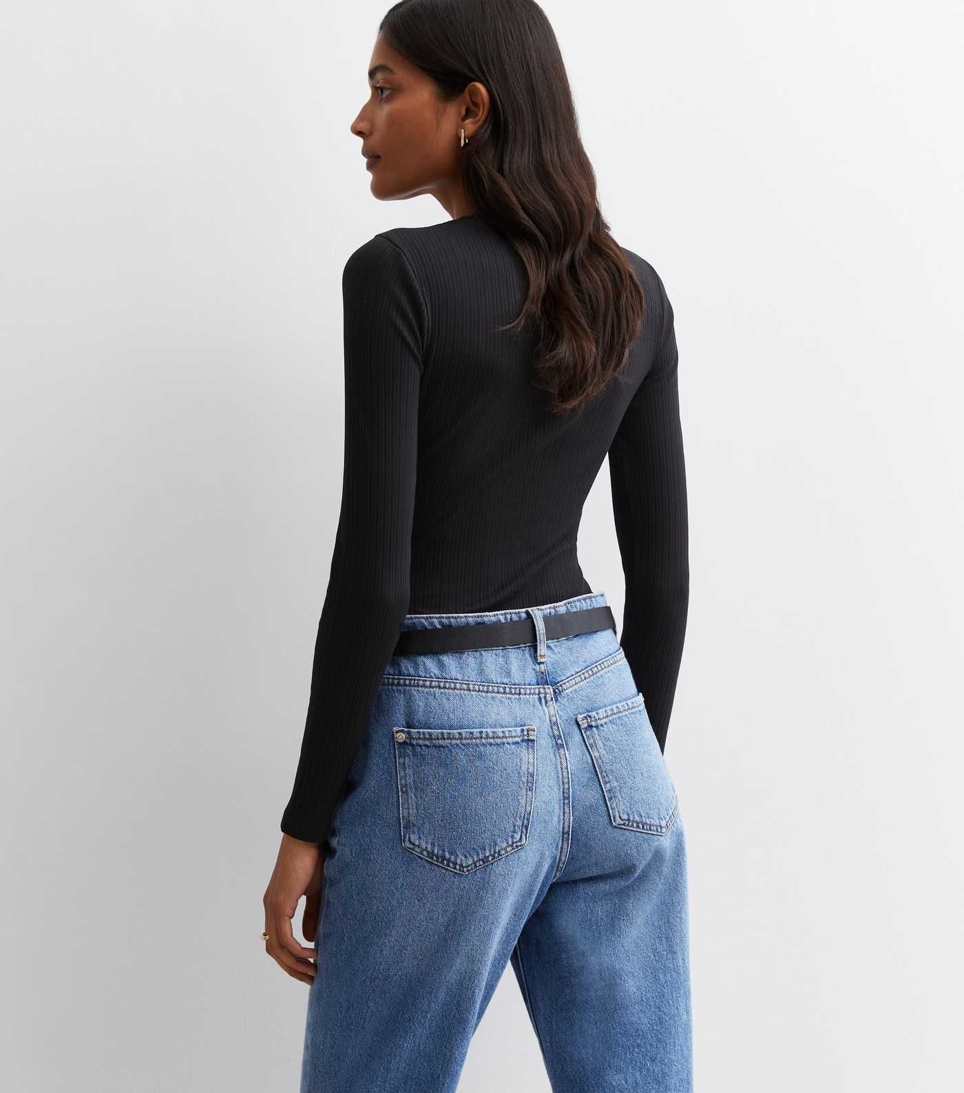 Black Ribbed Crew Neck Bodysuit
						
						Add to Saved Items
						Remove from Saved Items | New Look (UK)