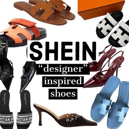 #SHEIN “designer” inspired sandals and heels 