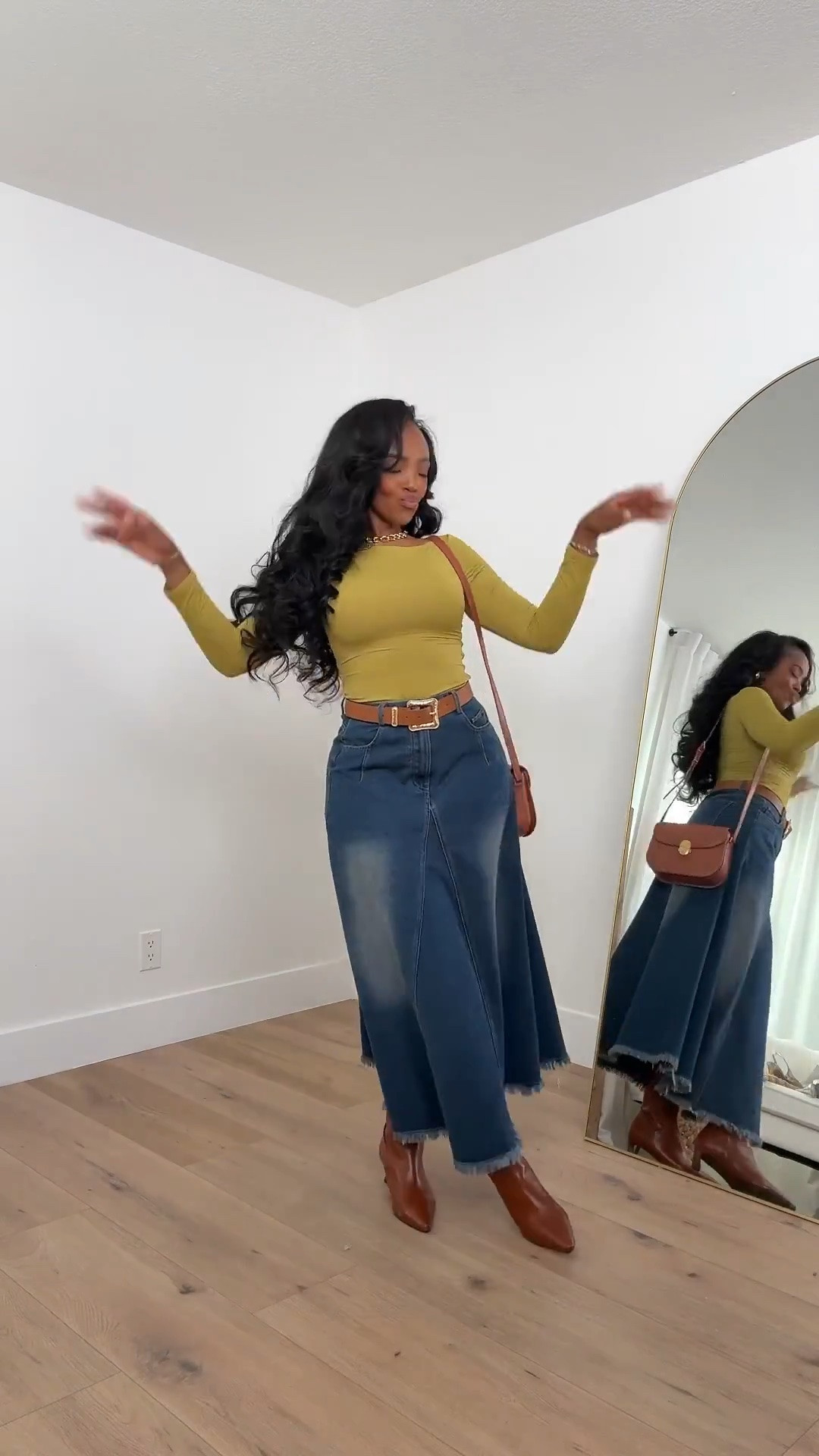 Scroll to shop! ✨ Everything from this look is linked below. 👇🏽    

Wearing: Size Small | 5’4” | 140 lbs | Denim 2 Long

📲   Download the FREE LTK app & follow me (@kirasfashionfinds) to shop all my daily finds.  #LTKootd #LTKPetite #LTKU