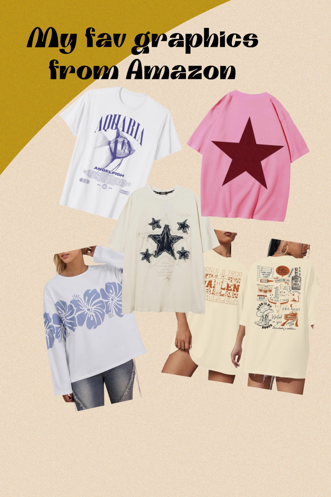 My fav graphic T’s from Amazon! 

#LTKFindsUnder50 #LTKBacktoSchool #LTKSaleAlert