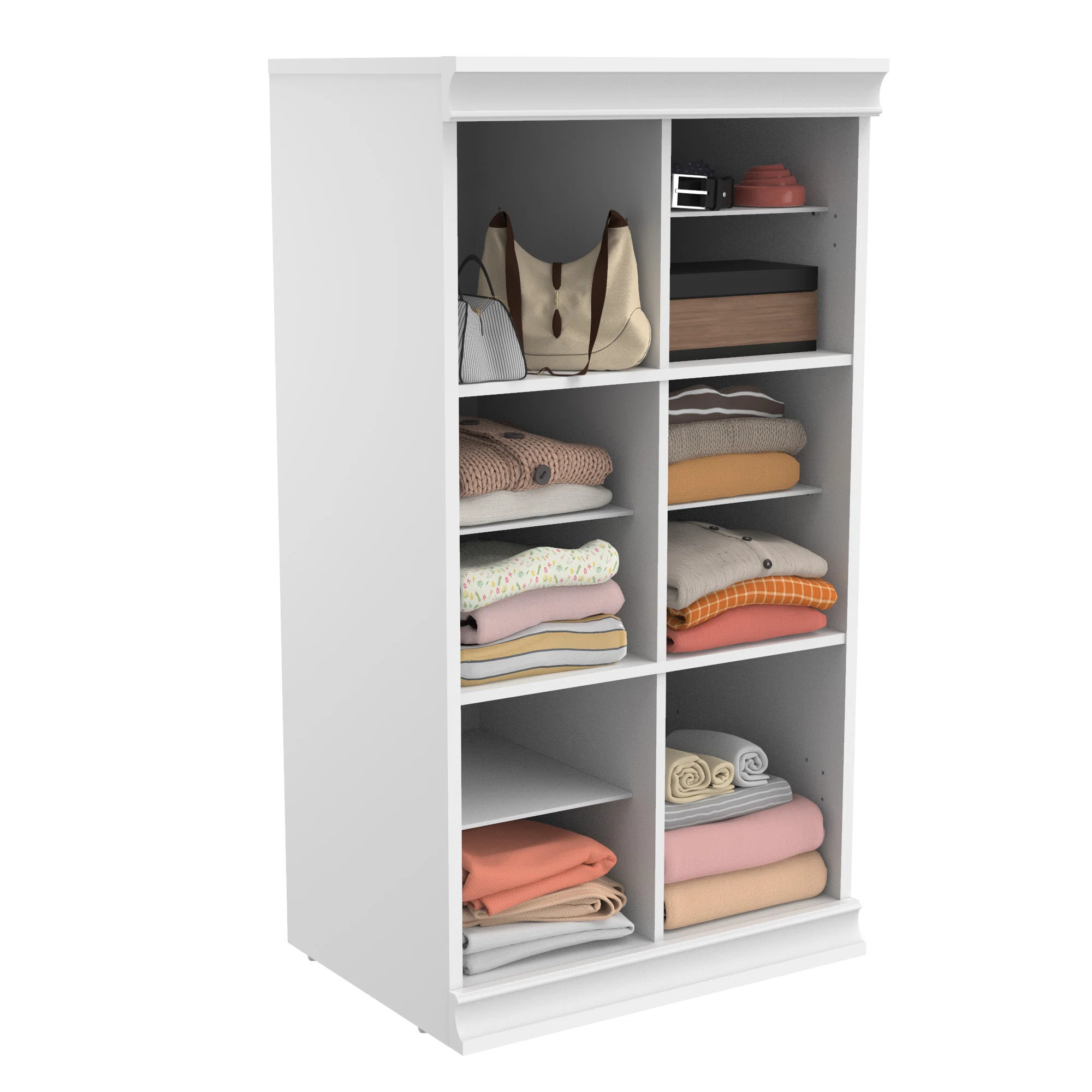 Modular Storage 21.38" W 12-Shelf Divided Unit | Wayfair North America