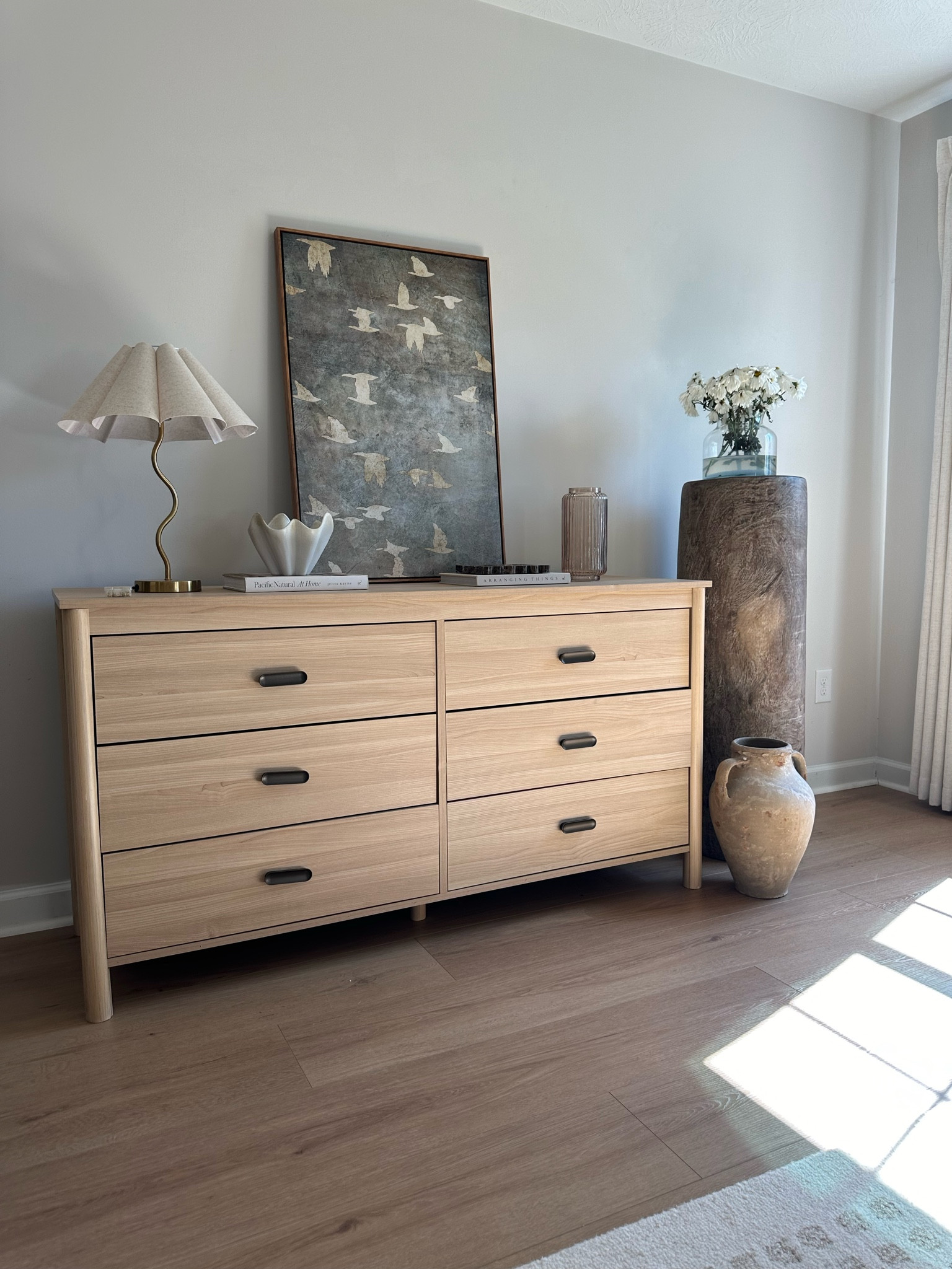 Amazon wood tone dresser!! Designer Inspired beautiful dresser!! 

Bedroom finds neutral
Bedroom bedroom furniture home decor styling wall art decor 

#LTKStyleTip #LTKHome #LTKFindsUnder50