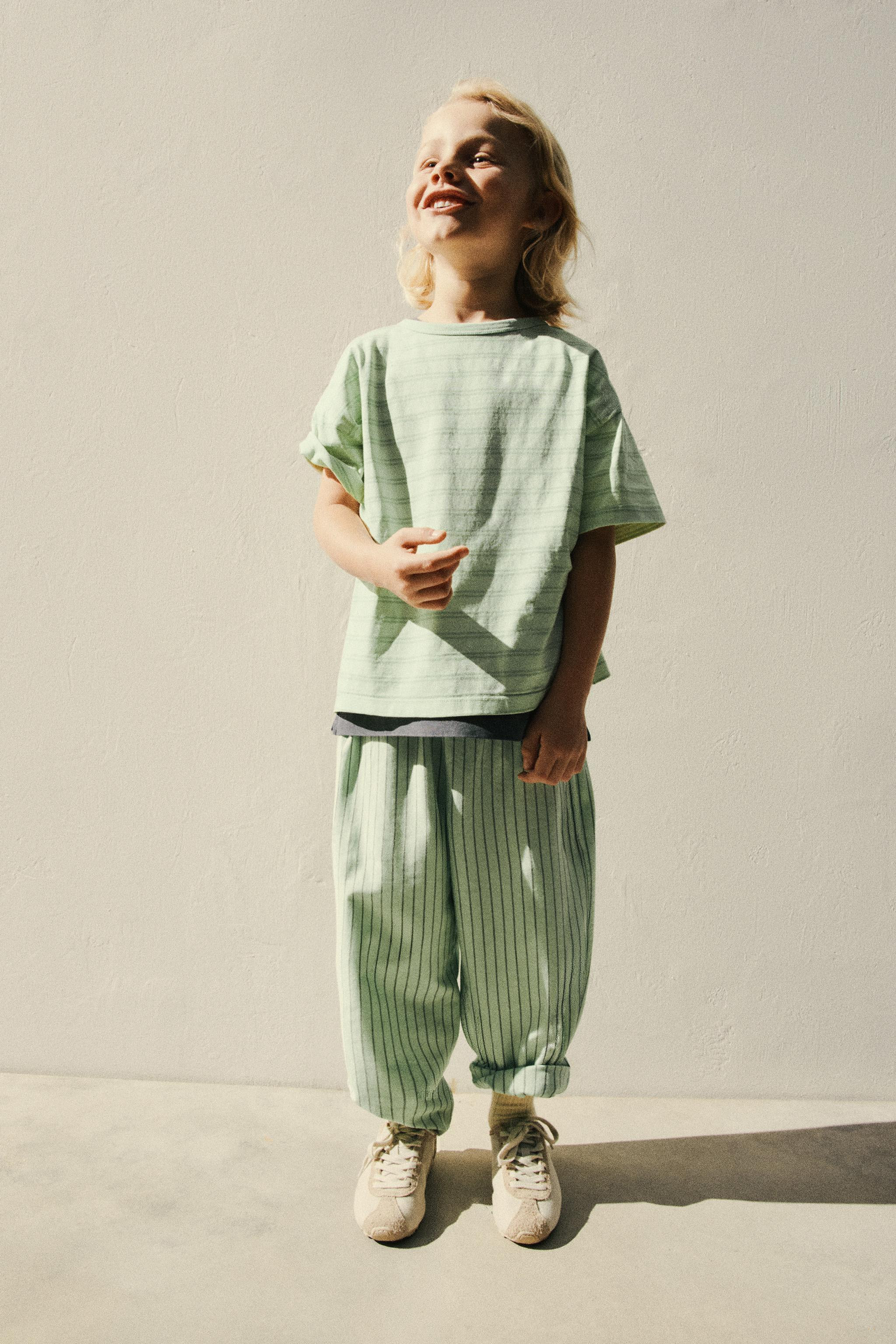 RELAXED STRIPED TROUSERS | Zara UK