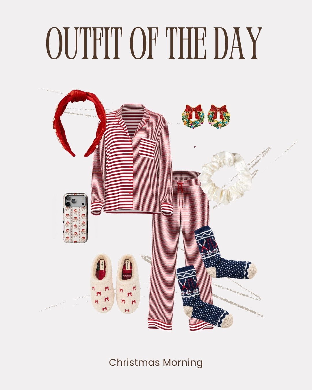 Santa came! Time to open up those gifts with your fav Christmas movie on! 

 #LTKootd #LTKHoliday