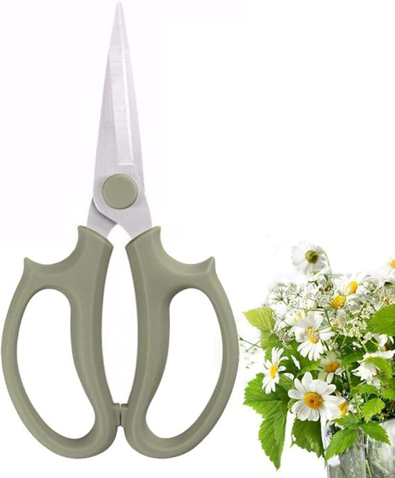 Garden Flower Scissors, Premium Thickened Stainless Steel Floral Shears, Strong Pruner for Flower... | Amazon (US)