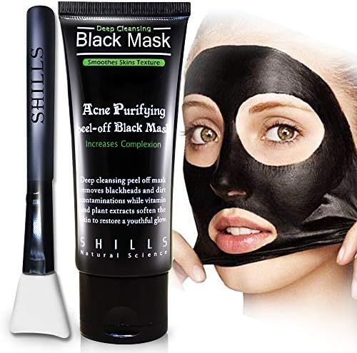 SHILLS Charcoal Black Mask, Peel Off Mask, Charcoal Mask, Black Peel Off Mask, Deep Cleansing, Pu... | Amazon (US)