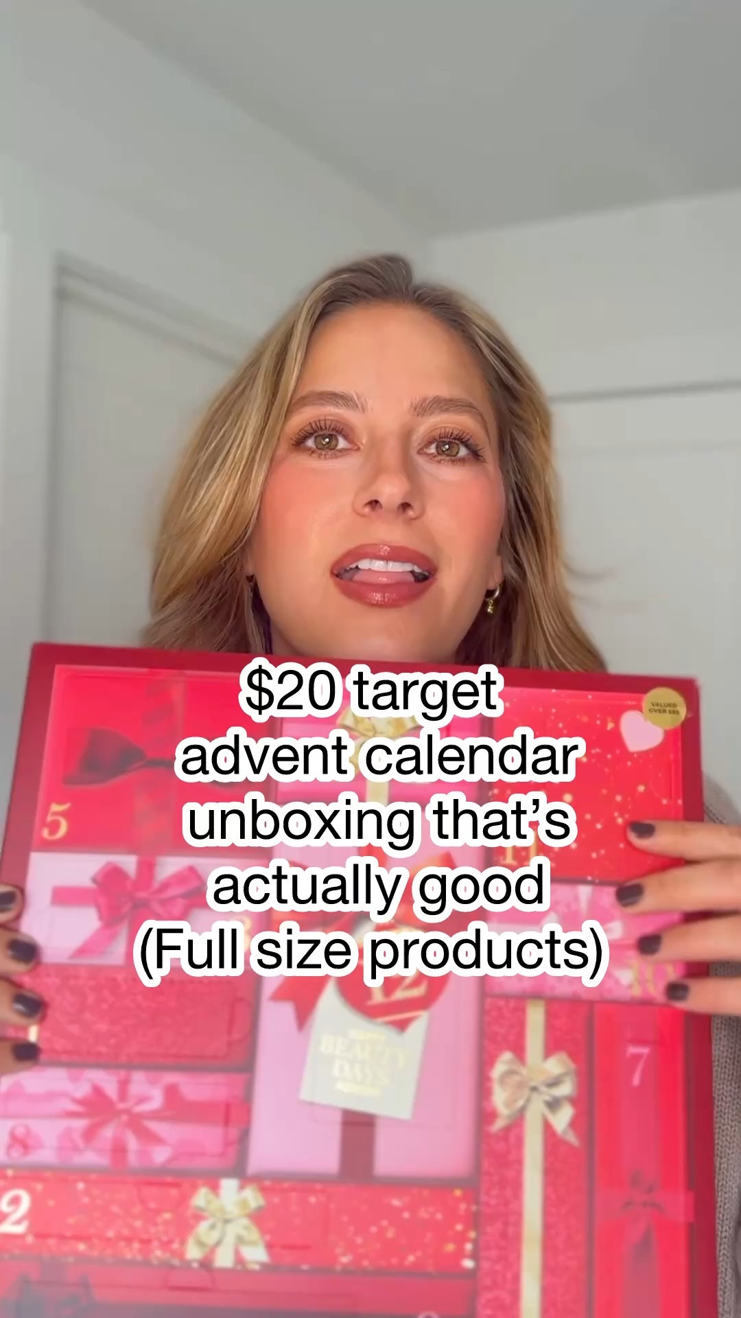 $20 target advent calender find! This retails for $86!!! Full of goodies for yourself or someone else! #target #targetfinds #adventcalender #adventcalender2025 #targetbeauty 

#LTKSaleAlert #LTKSeasonal #LTKBeauty