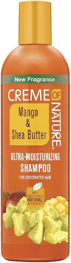 Shampoo with Mango & Shea Butter by Creme of Nature, Ultra Moisturizing for Dry Dehydrated Hair, ... | Amazon (US)