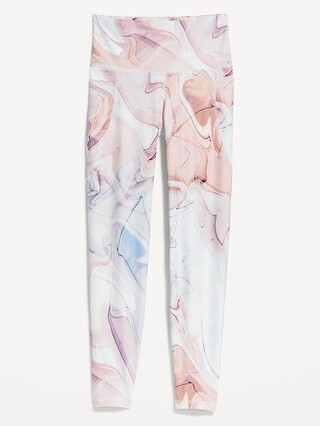 High-Waisted PowerSoft 7/8-Length Side-Pocket Leggings For Women | Old Navy (US)