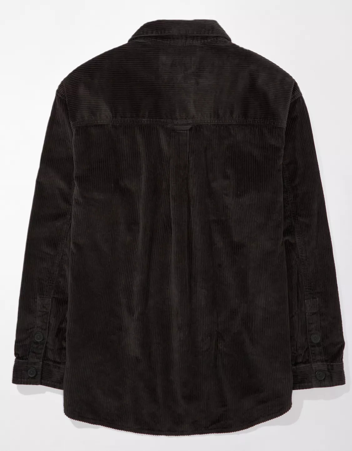 AE Dreamy Drape Oversized Corduroy Shirt | American Eagle Outfitters (US & CA)