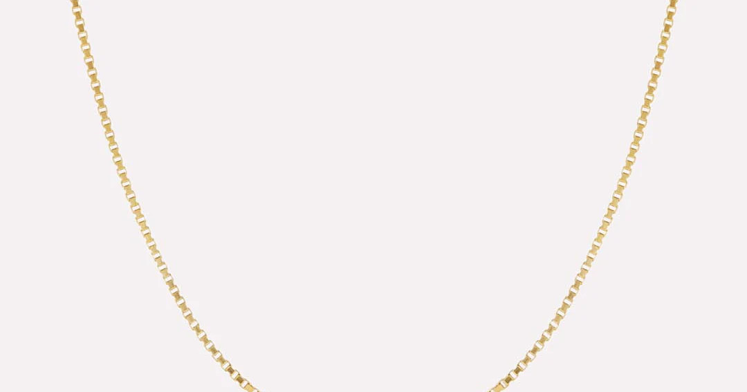 Silver Box Chain Necklace - Jo Gold | Ana Luisa