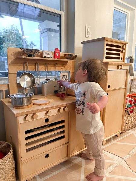 Rounding up the things in Van’s play kitchen. We love this wooden Montessori style kitchen from Etsy. Also linking all vans pretend pots, pans and food 

#LTKkids #LTKhome #LTKunder50